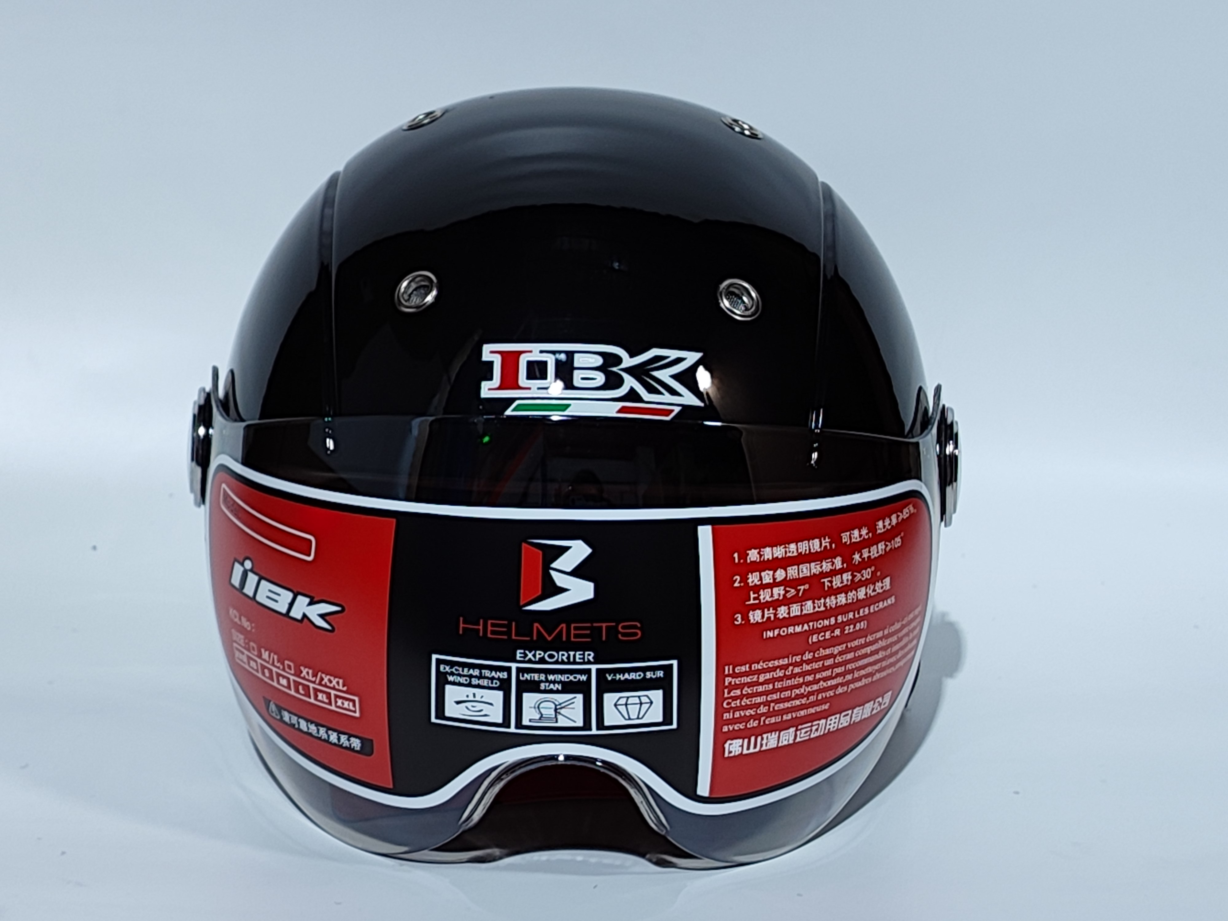 Metal Boxe MB423 Casque Noir Taille M